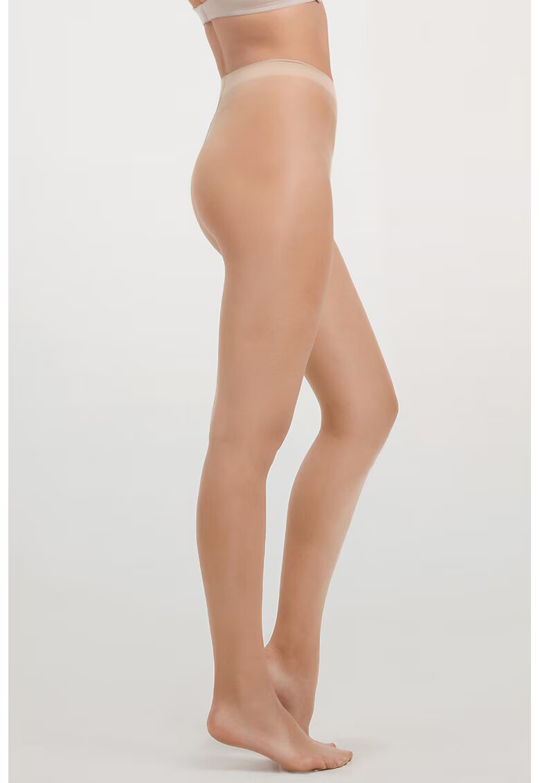 Suwen Dres cu talie inalta - 8 DEN - Crem