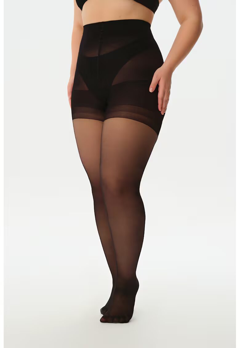 Suwen Dres cu talie inalta - Negru