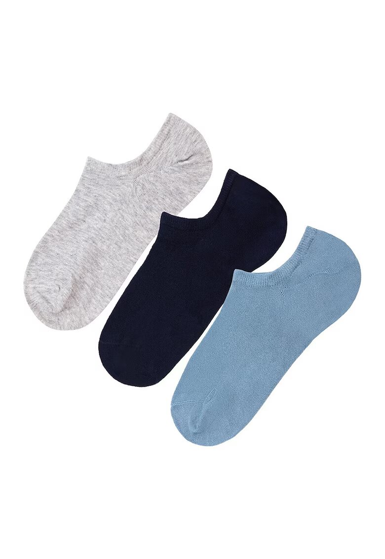 Suwen Set de sosete foarte scurte uni - 3 perechi