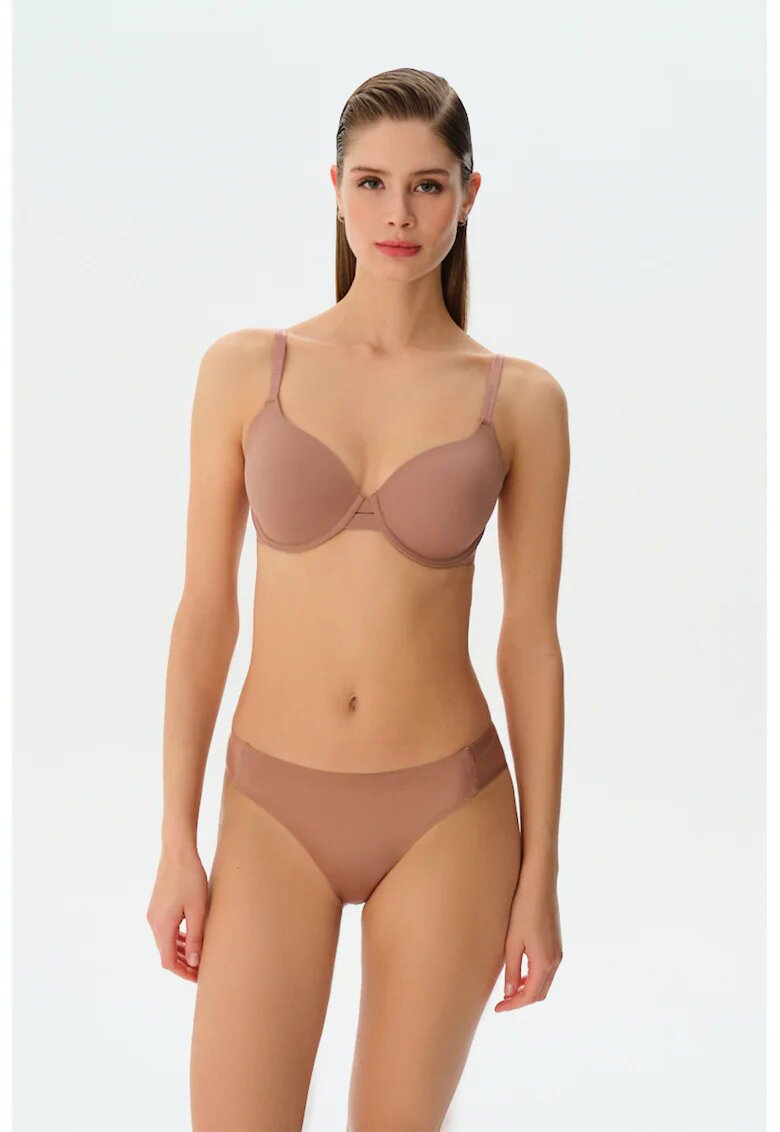 Suwen Sutien balconette cu bretele ajustabile Cathy - Maro deschis