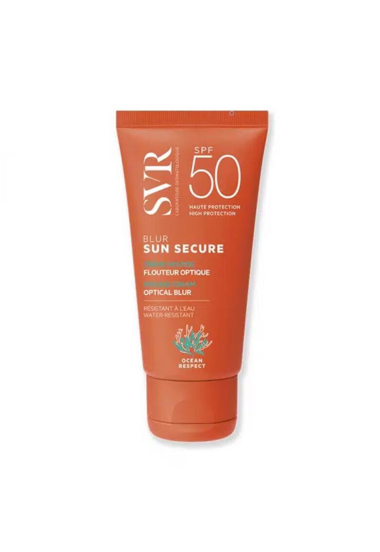 SVR Crema spuma pentru protectie solara fara parfum - Sun Secure Blur - SPF 50+ - 50 ml