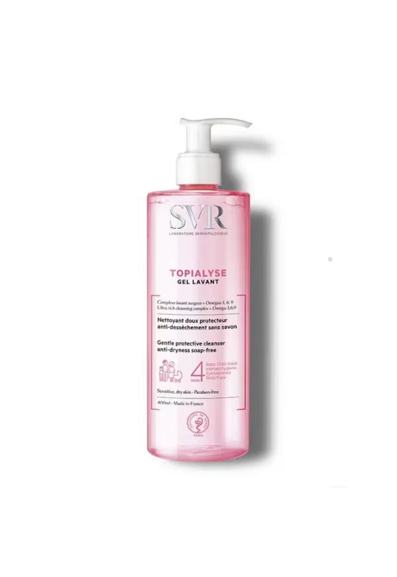 SVR Gel de dus Topialyse pentru piele sensibila si uscata - 400 ml