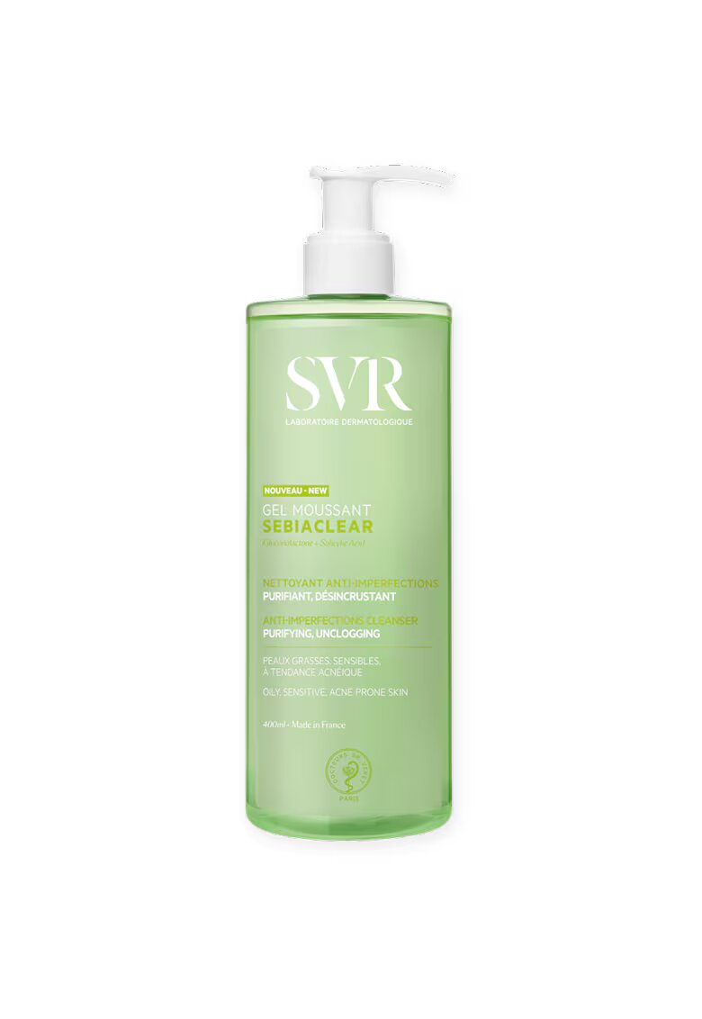 SVR Gel spumant de curatare Sebiaclear - 400 ml