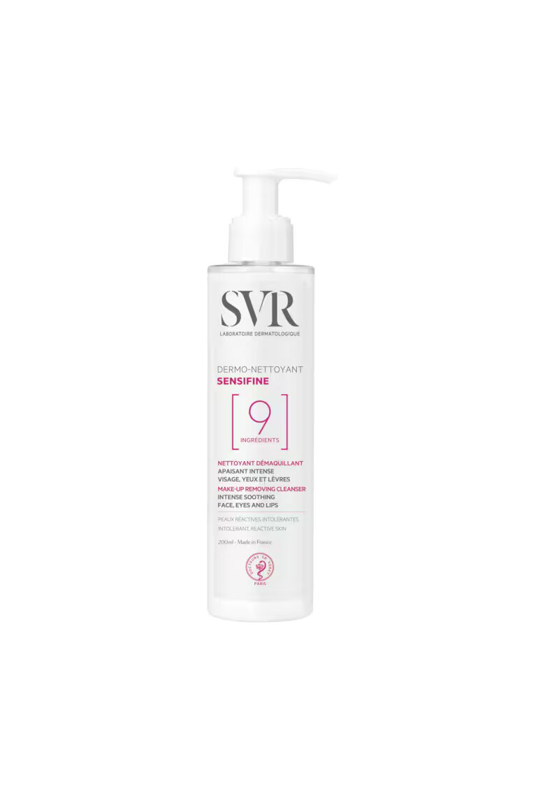 SVR Lapte demachiant Sensifine pentru fata - ochi si buze - 200 ml