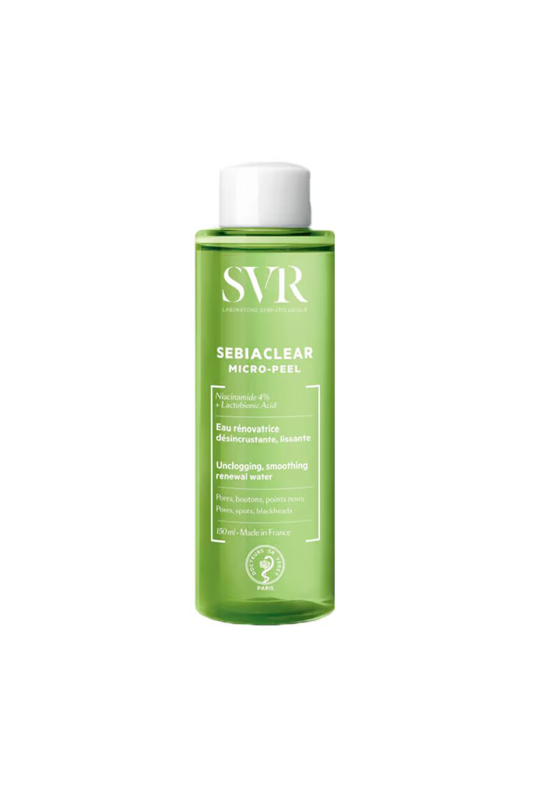 SVR Lotiune micro-peel Sebiaclear pentru piele cu tendinta acneica - 150 ml