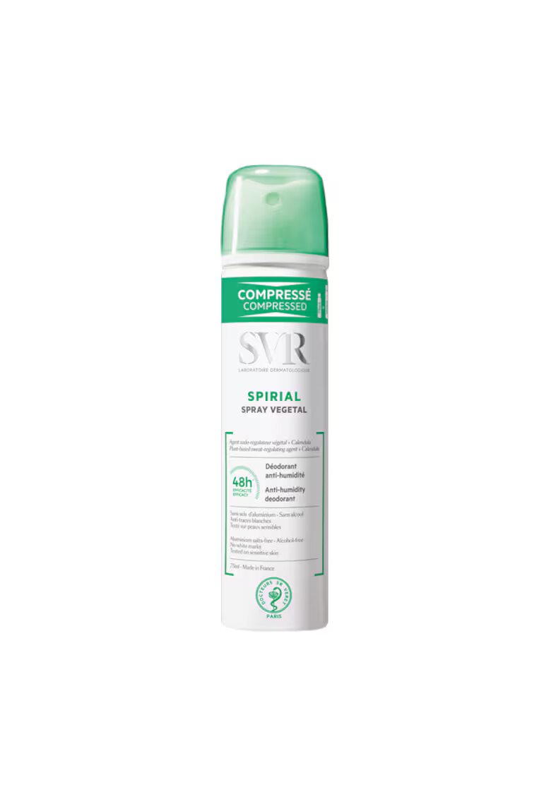 SVR Spray antiperspirant Spirial Vegetal - 75 ml