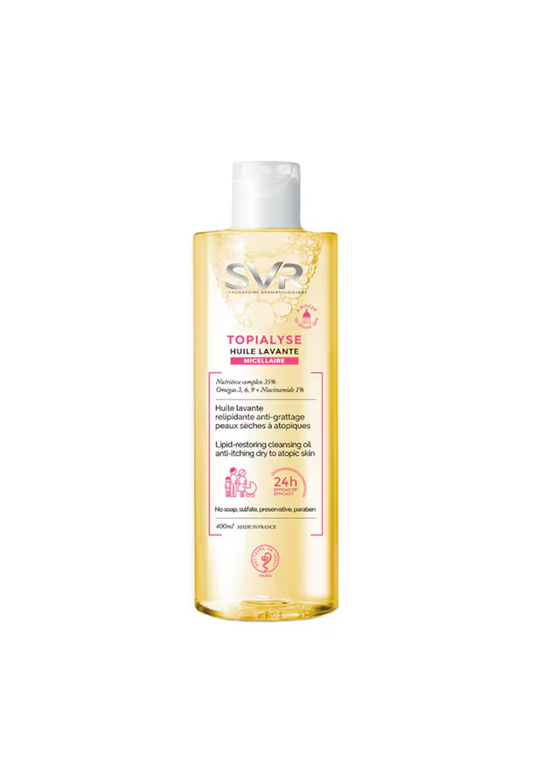 SVR Ulei de dus Topialyse pentru piele foarte uscata cu tendinta atopica - 400 ml