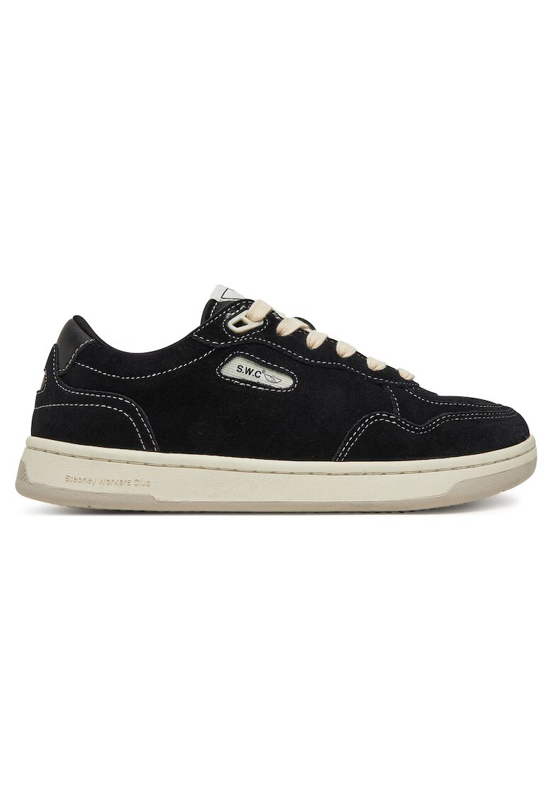 SWC Stepney Workers Club Tenisi negru - piele naturala - unisex - Negru