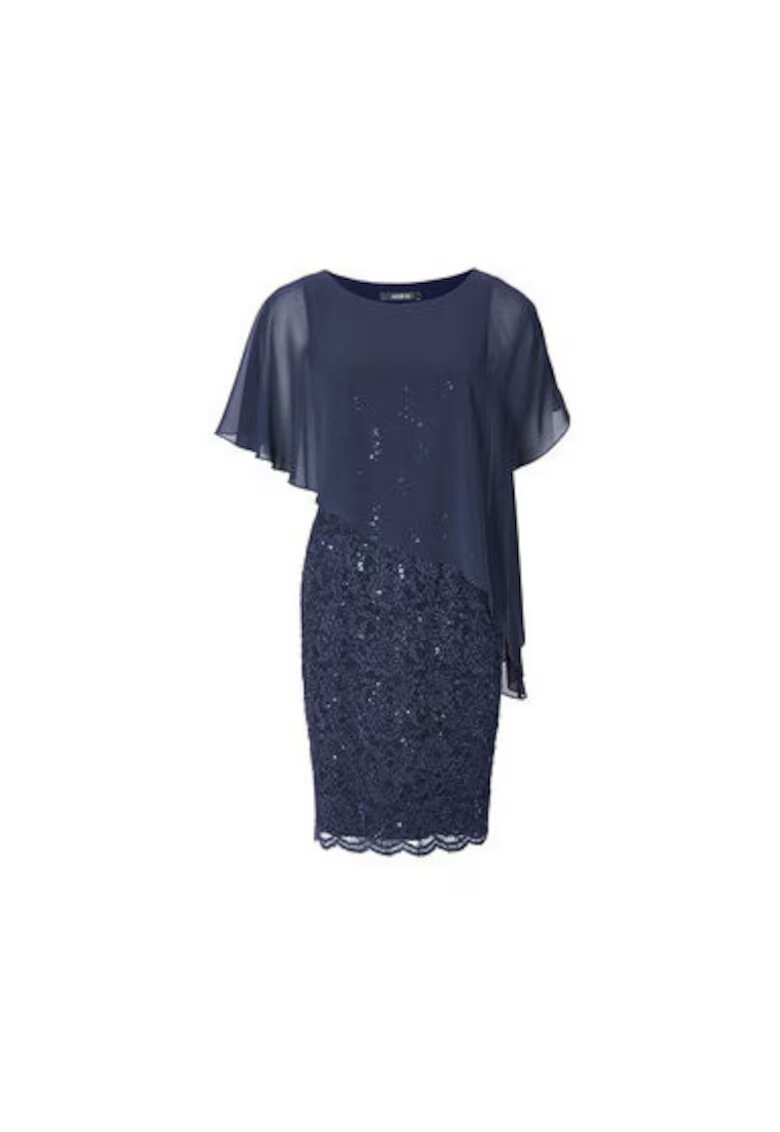 SWING Rochie dama - 302950416 - Poliester - Albastru - Albastru