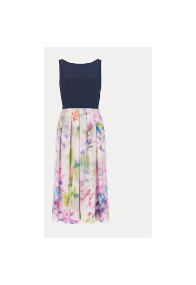 SWING Rochie Dama - 303892425 - Poliester - Albastru - Albastru