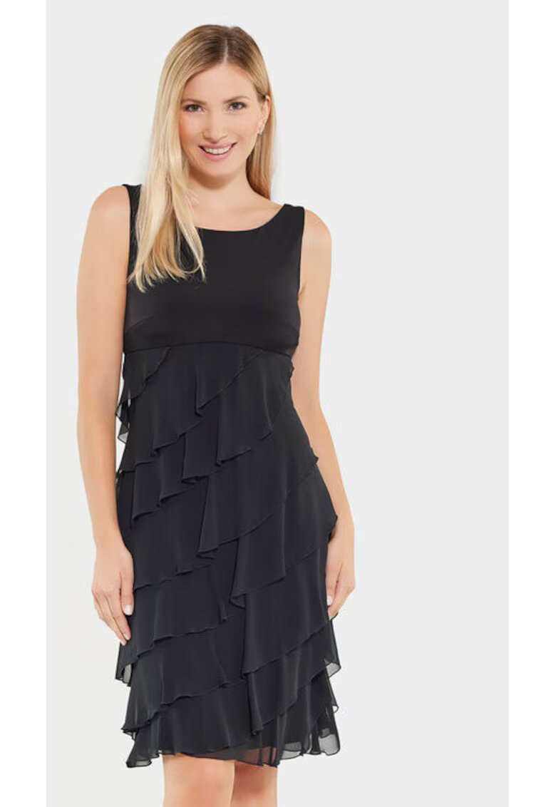 SWING Rochie dama - 304907234 - Poliester - Negru - Negru