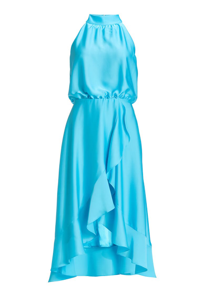 SWING Rochie dama 5AH04500 - Poliester - Albastru