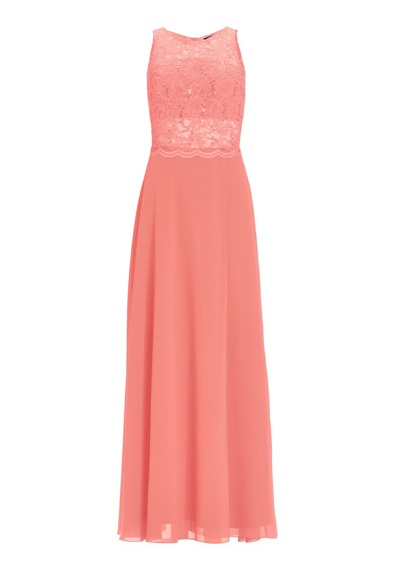SWING Rochie dama 5AI01400 - Poliester - Coral - Coral