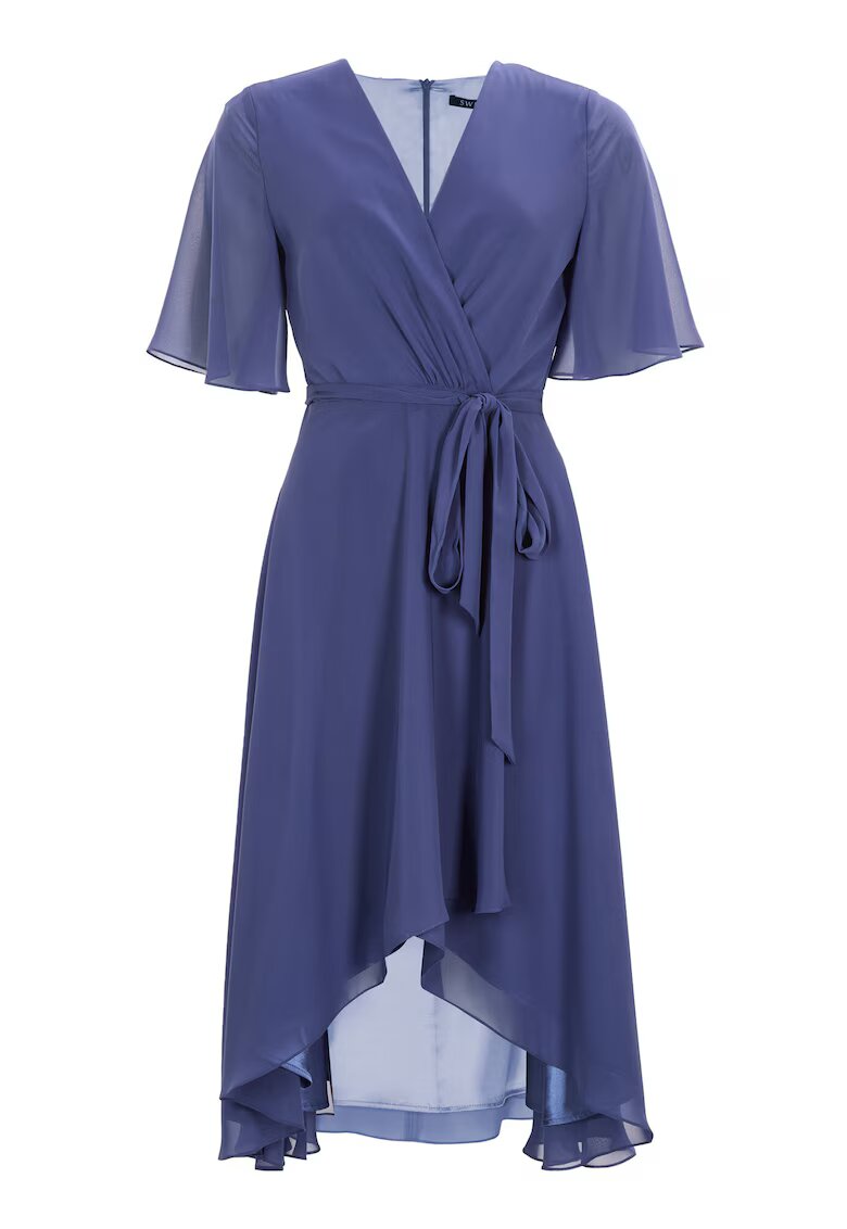 SWING Rochie dama 5AI10200 - Poliester - Albastru