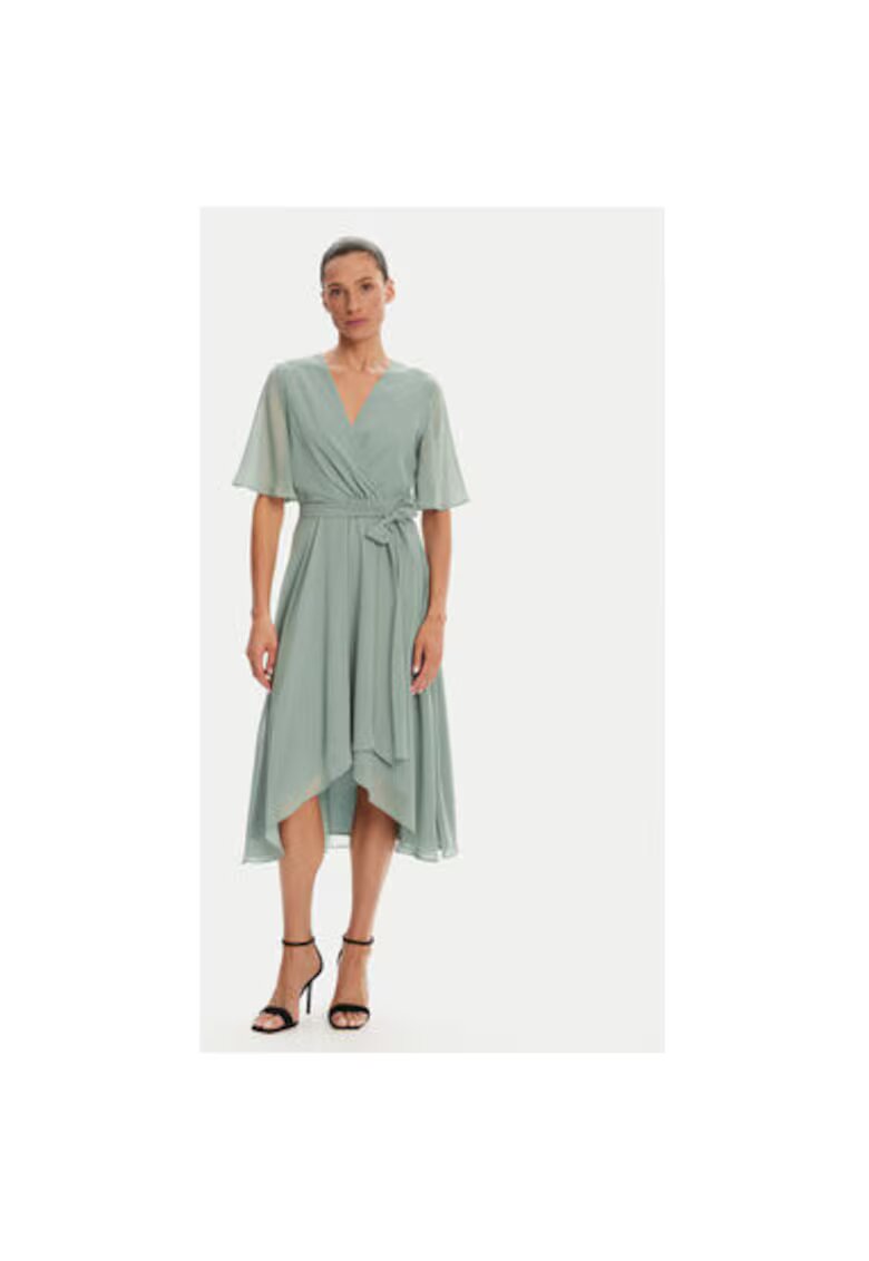 SWING Rochie dama 5AI10200 - Poliester - Verde - Verde