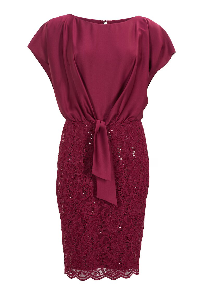 SWING Rochie dama 5AI10900 - Poliester - Visiniu