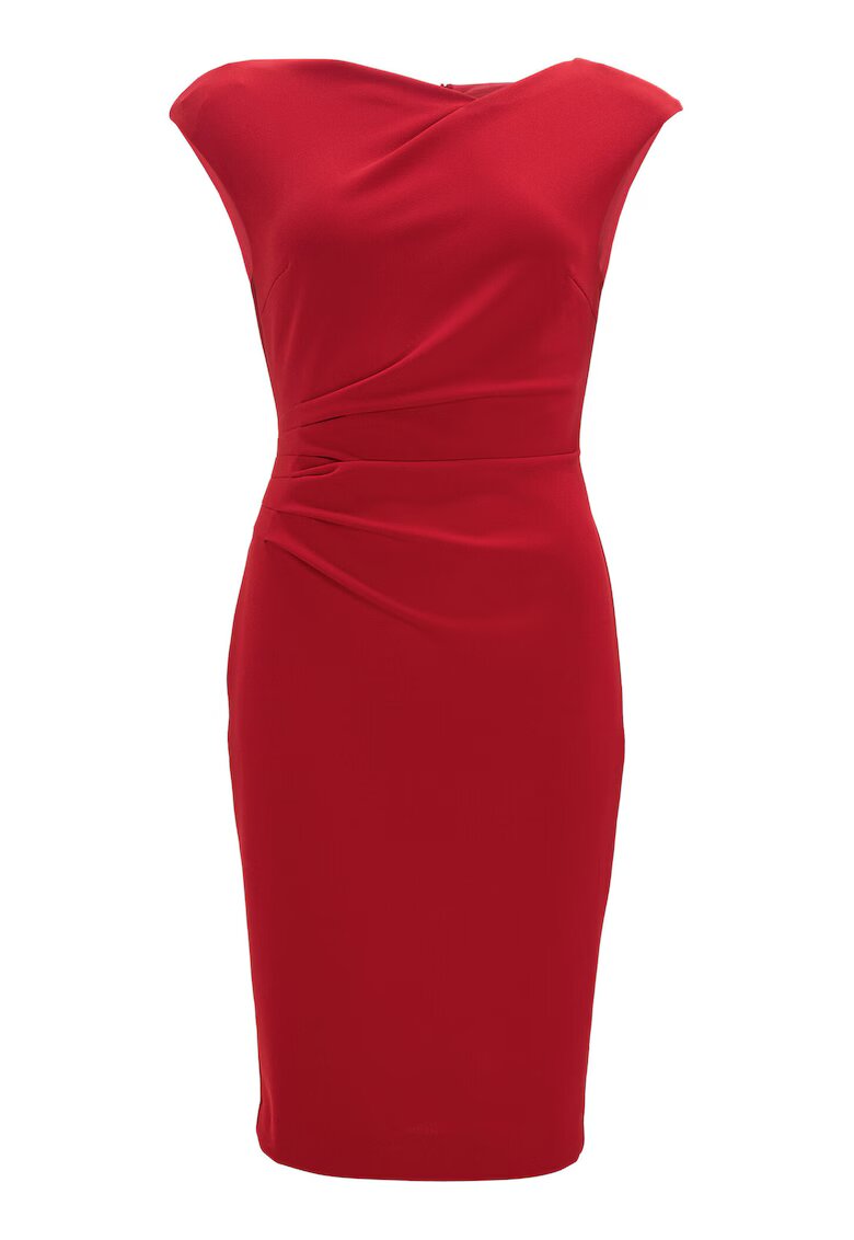 SWING Rochie dama 5AI16700 - Poliester - Rosu