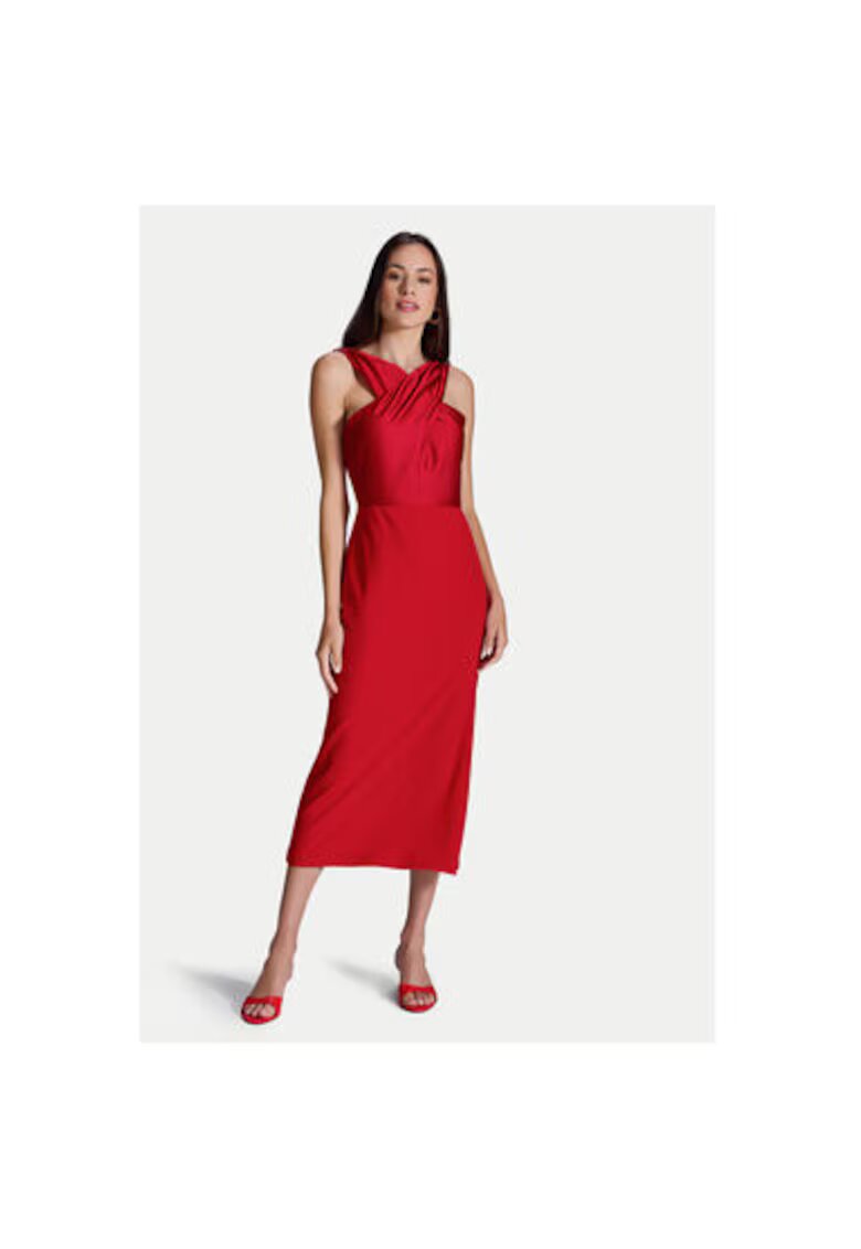 SWING Rochie dama 5AI17900 - Poliester - Rosu