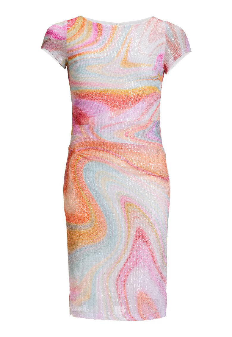 SWING Rochie dama 5AI21200 - Poliester - Multicolor