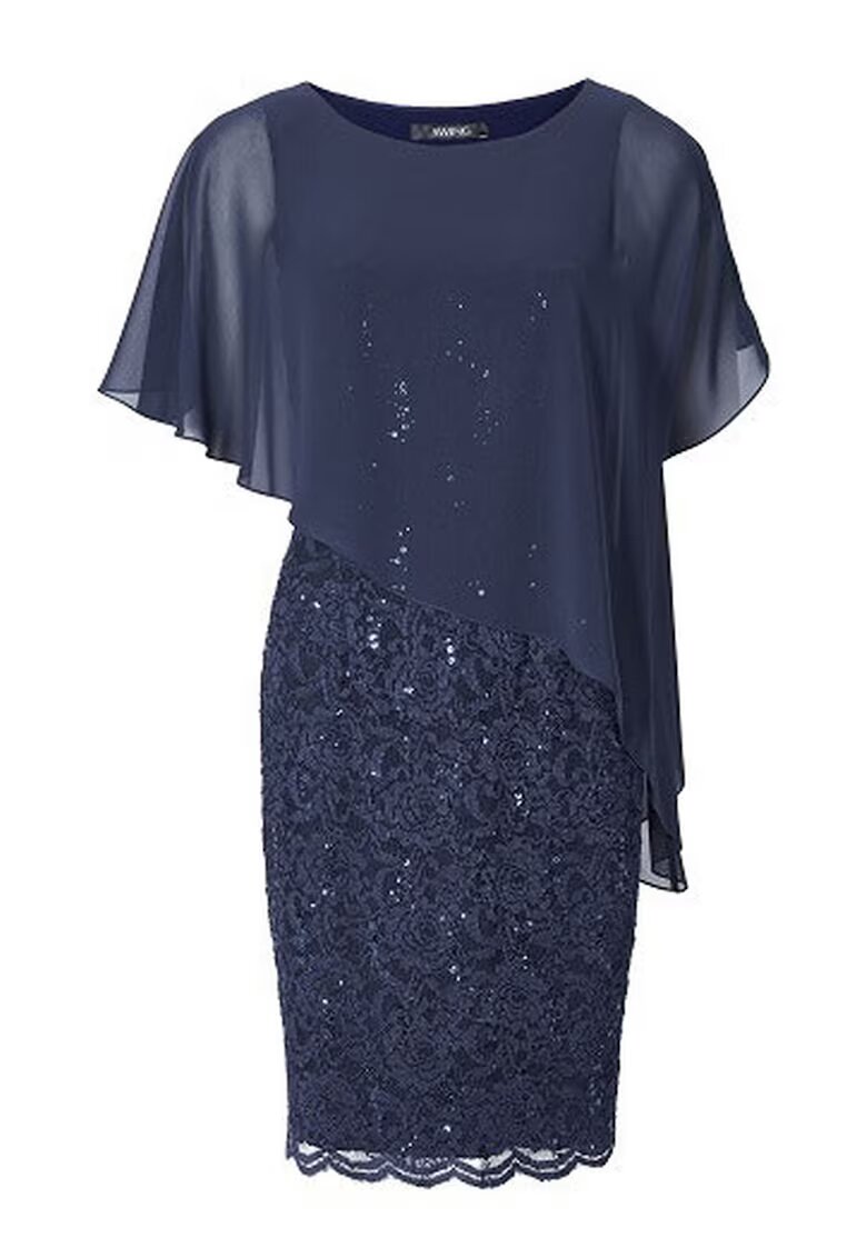 SWING Rochie dama 77760410 - Poliester - Bleumarin - Bleumarin