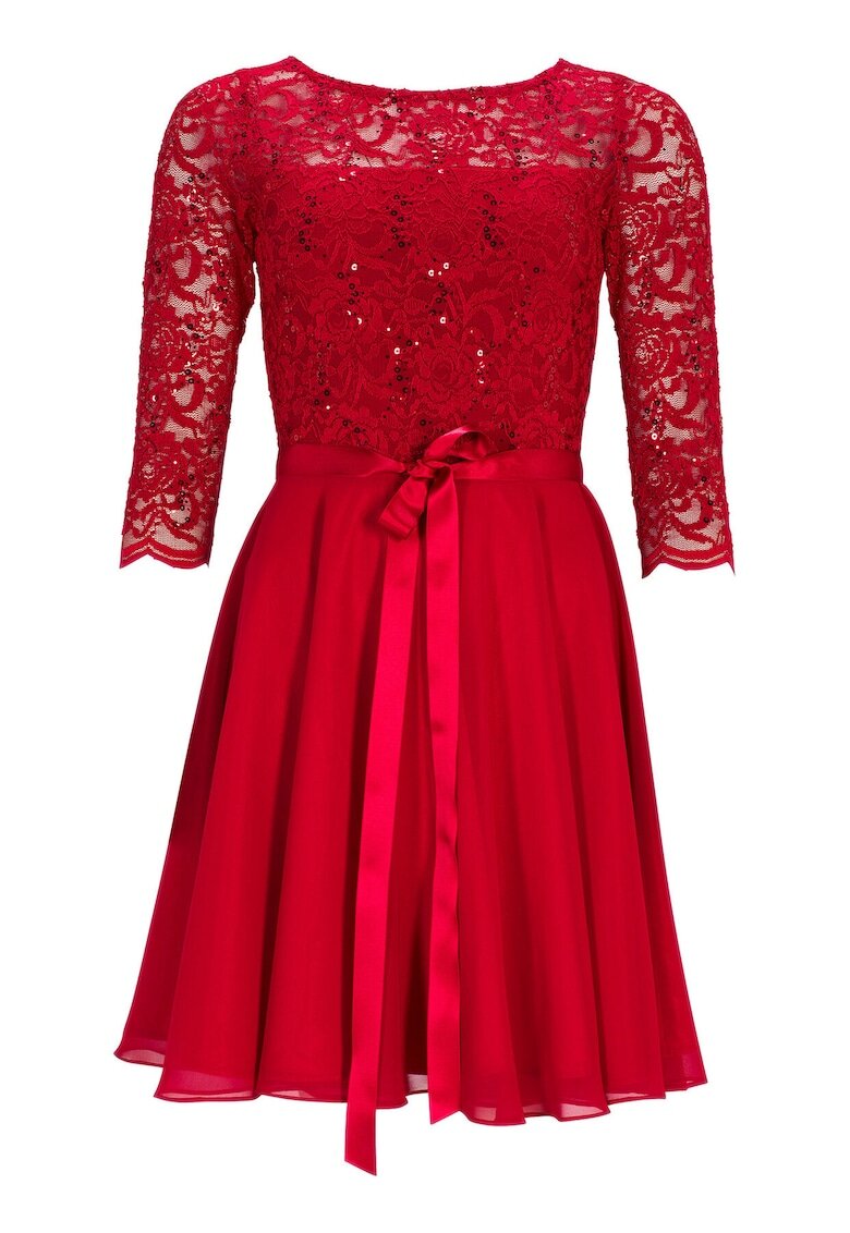 SWING Rochie de cocktail - rosie - fabrica usoara