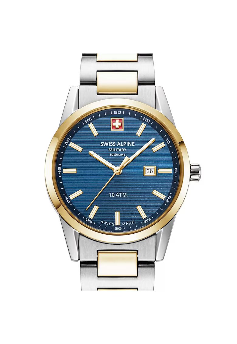 Swiss Military Swiss Alpine Military 7767.1145 Ladies Watch Argos two tone blue 34mm 10ATM