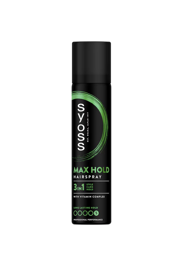 Syoss Fixativ Max Hold Mini pentru fixare foarte puternica - 75 ml