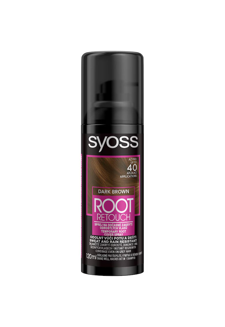 Syoss Spray pentru vopsirea temporara a radacinilor Root Retoucher - Dark Brown