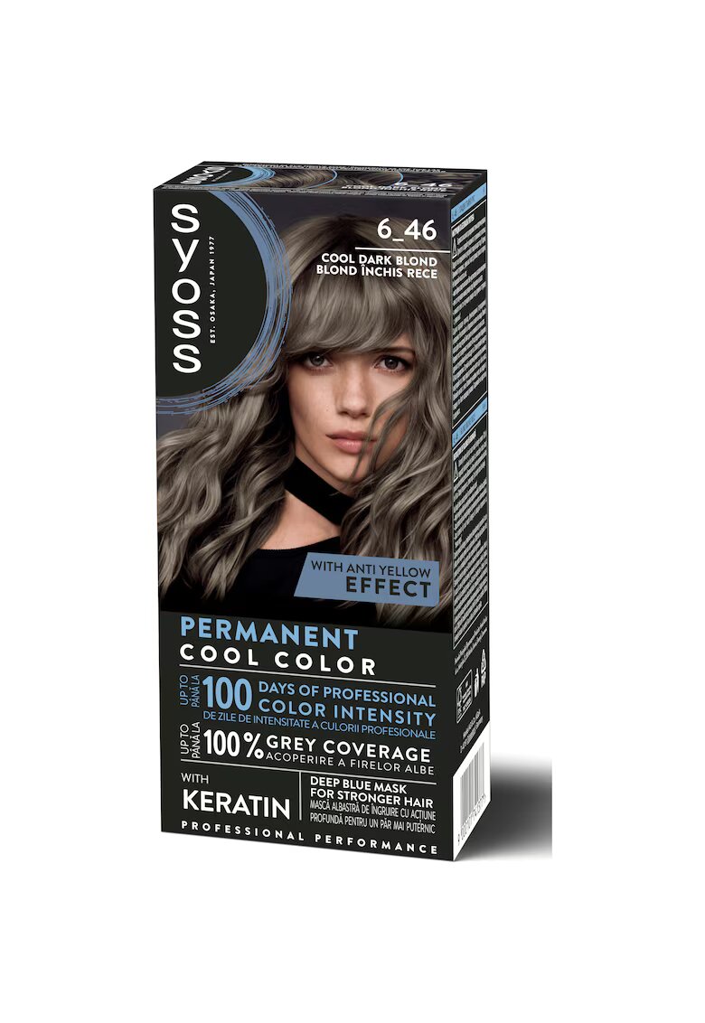Syoss Vopsea de par Baseline Metallic Collection - 115 ml - Blond Inchis Rece