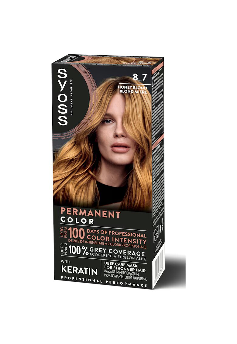 Syoss Vopsea de par permanenta Color Baseline 115 ml - Blond miere