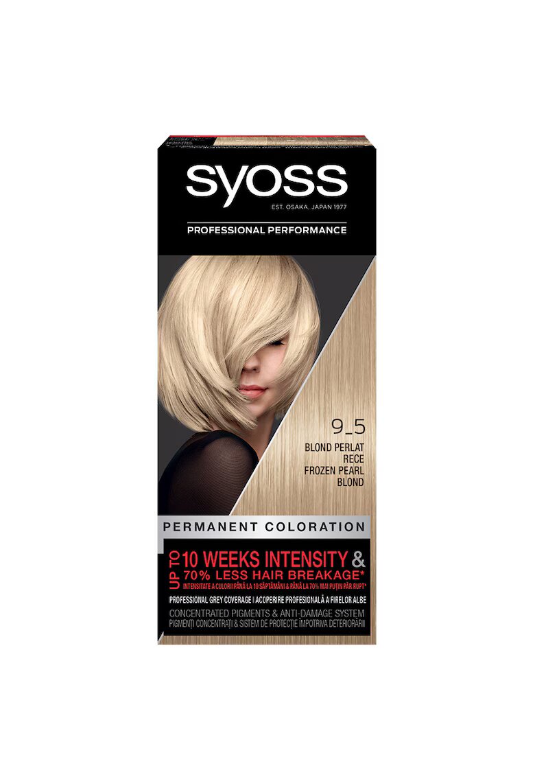 Syoss Vopsea de par permanenta Color Baseline 115 ml - Blond perlat rece