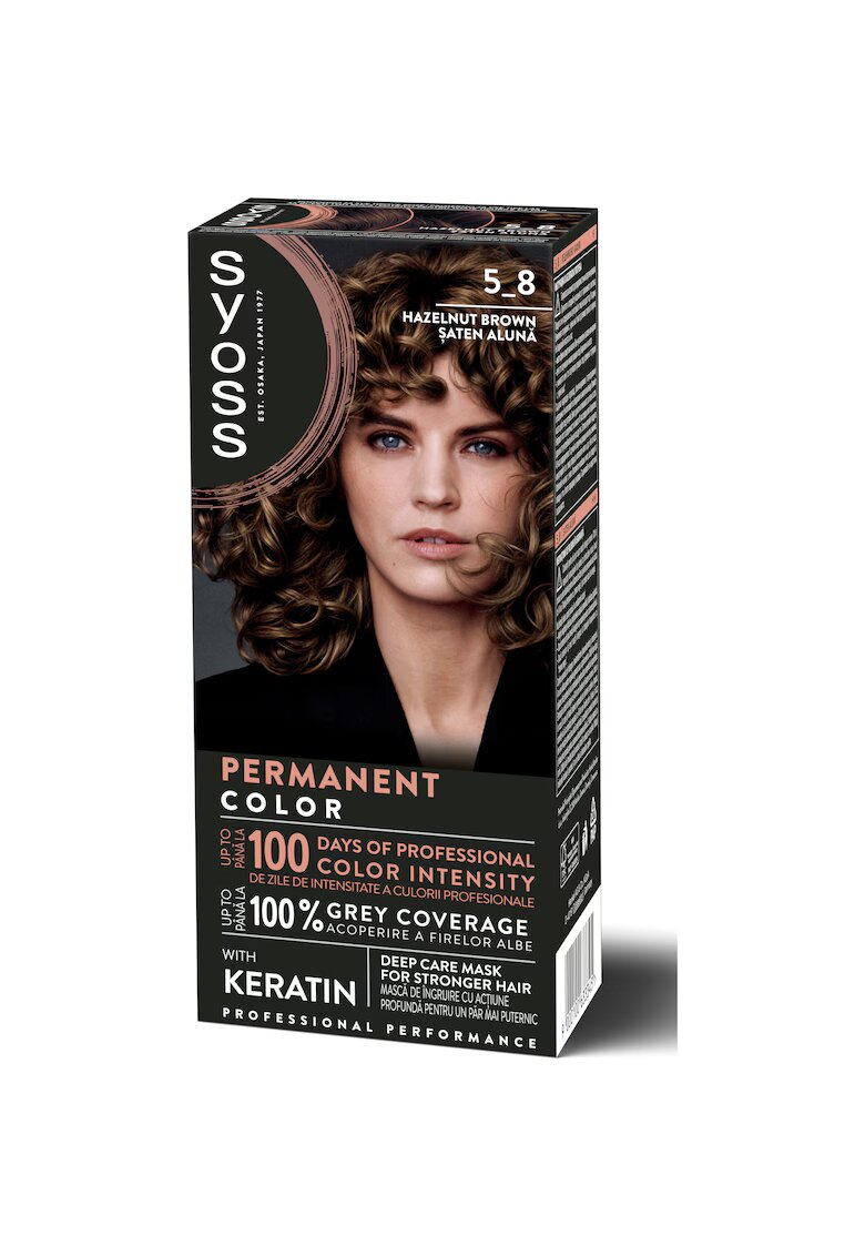 Syoss Vopsea de par permanenta Color Baseline 115 ml - Saten aluna