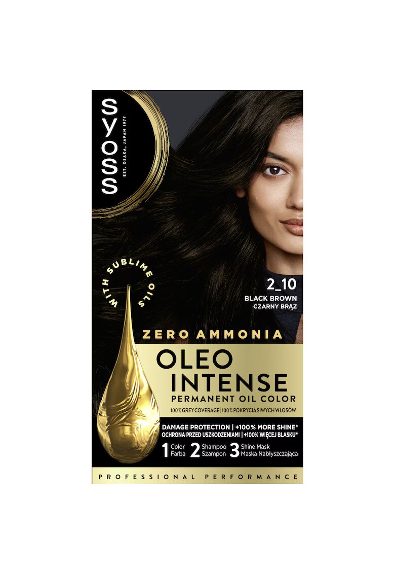 Syoss Vopsea de par permanenta fara amoniac Color Oleo Intense 115 ml - 2-10