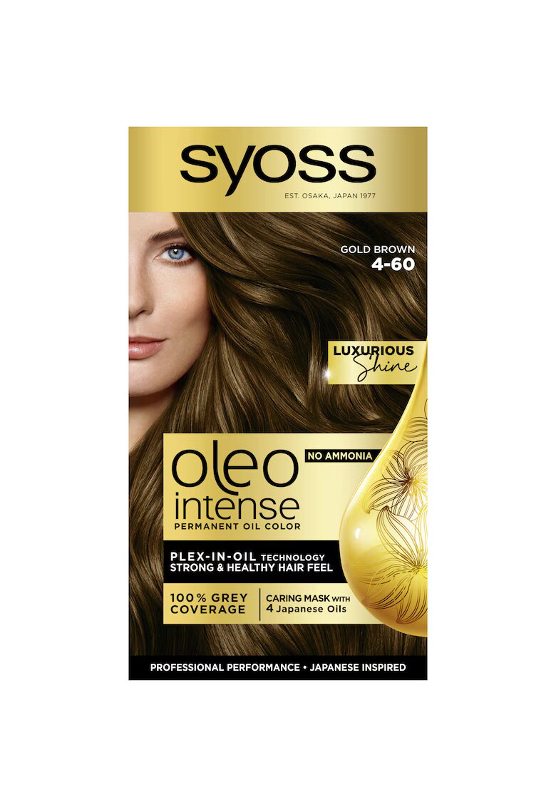 Syoss Vopsea de par permanenta fara amoniac Color Oleo Intense 115 ml - 4-60