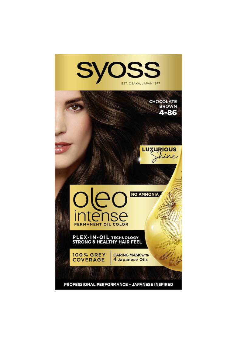 Syoss Vopsea de par permanenta fara amoniac Color Oleo Intense 115 ml - 4-86
