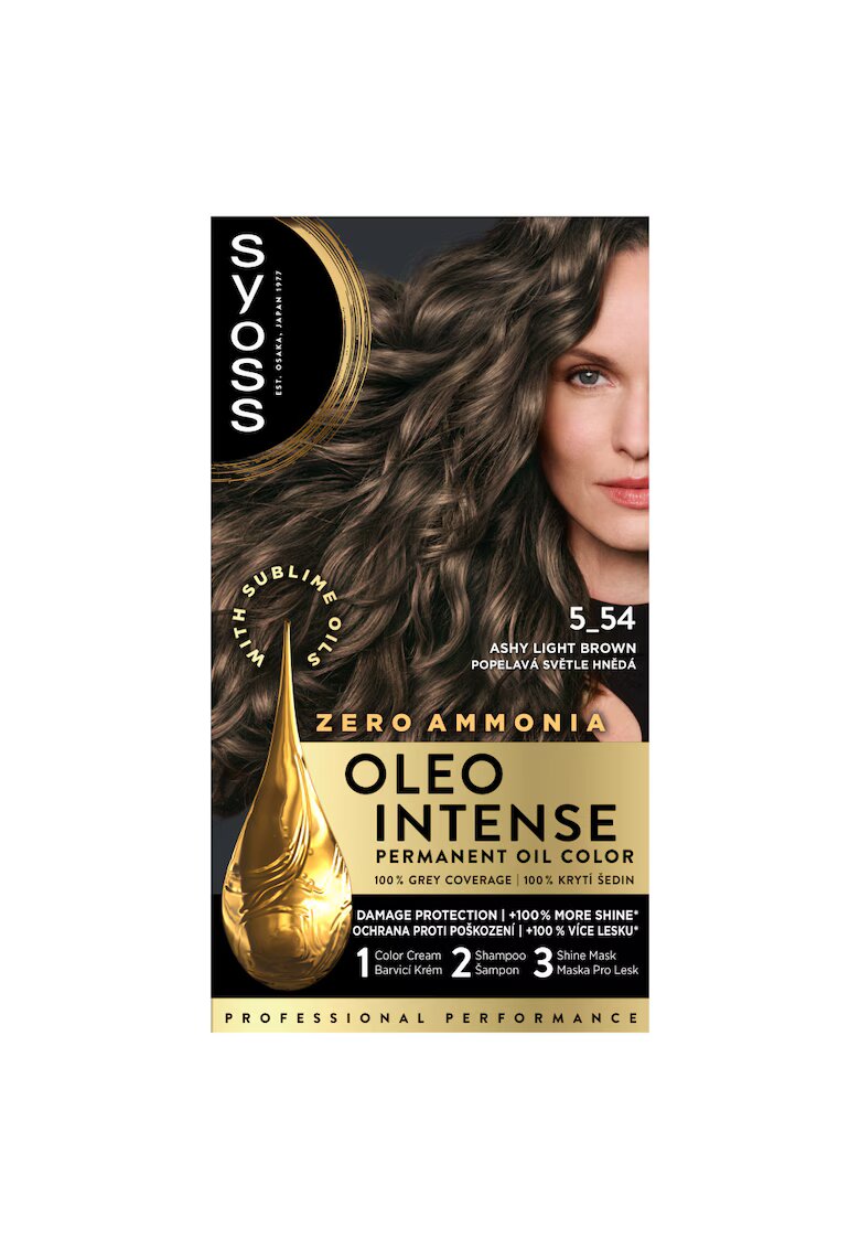 Syoss Vopsea de par permanenta fara amoniac Color Oleo Intense 115 ml - 5-54