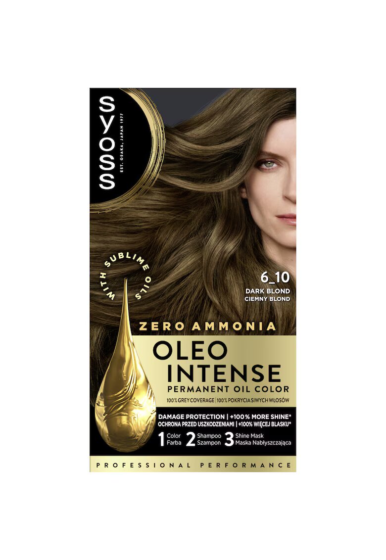 Syoss Vopsea de par permanenta fara amoniac Color Oleo Intense 115 ml - 6-10