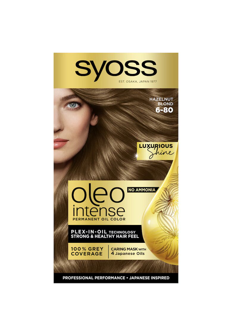 Syoss Vopsea de par permanenta fara amoniac Color Oleo Intense 115 ml - 6-80