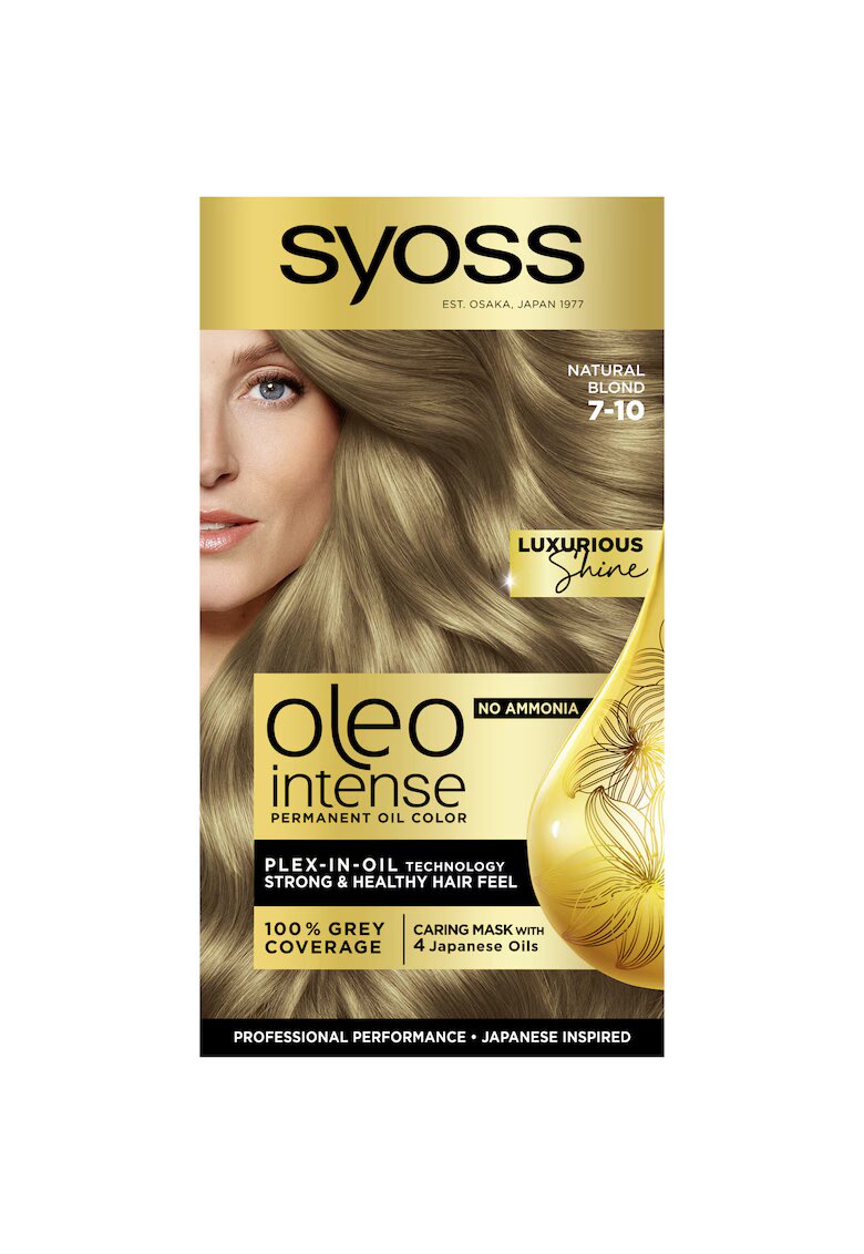 Syoss Vopsea de par permanenta fara amoniac Color Oleo Intense 115 ml - 7-10