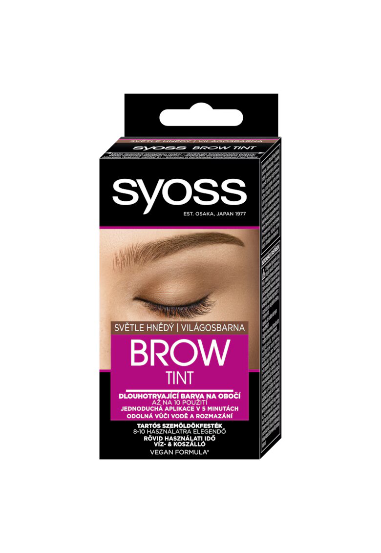 Syoss Vopsea pentru sprancene Brow Tint 10 ml - Maro deschis