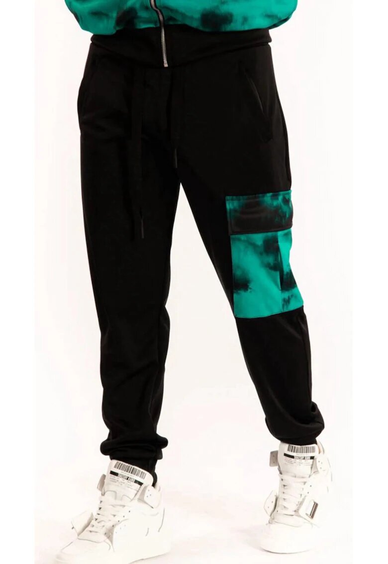 Takeshy Kurosawa Pantaloni de trening cu buzunar contrastant -