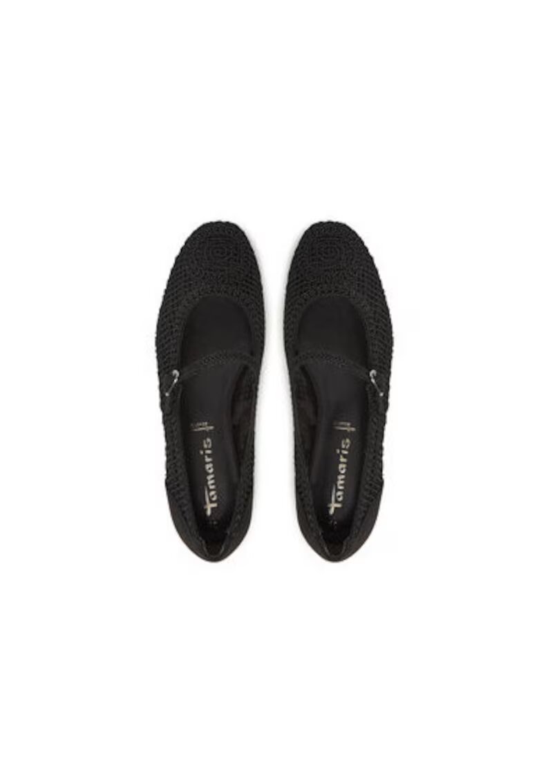 Tamaris Balerini 1-22149-44 - Textil - Negru - Negru
