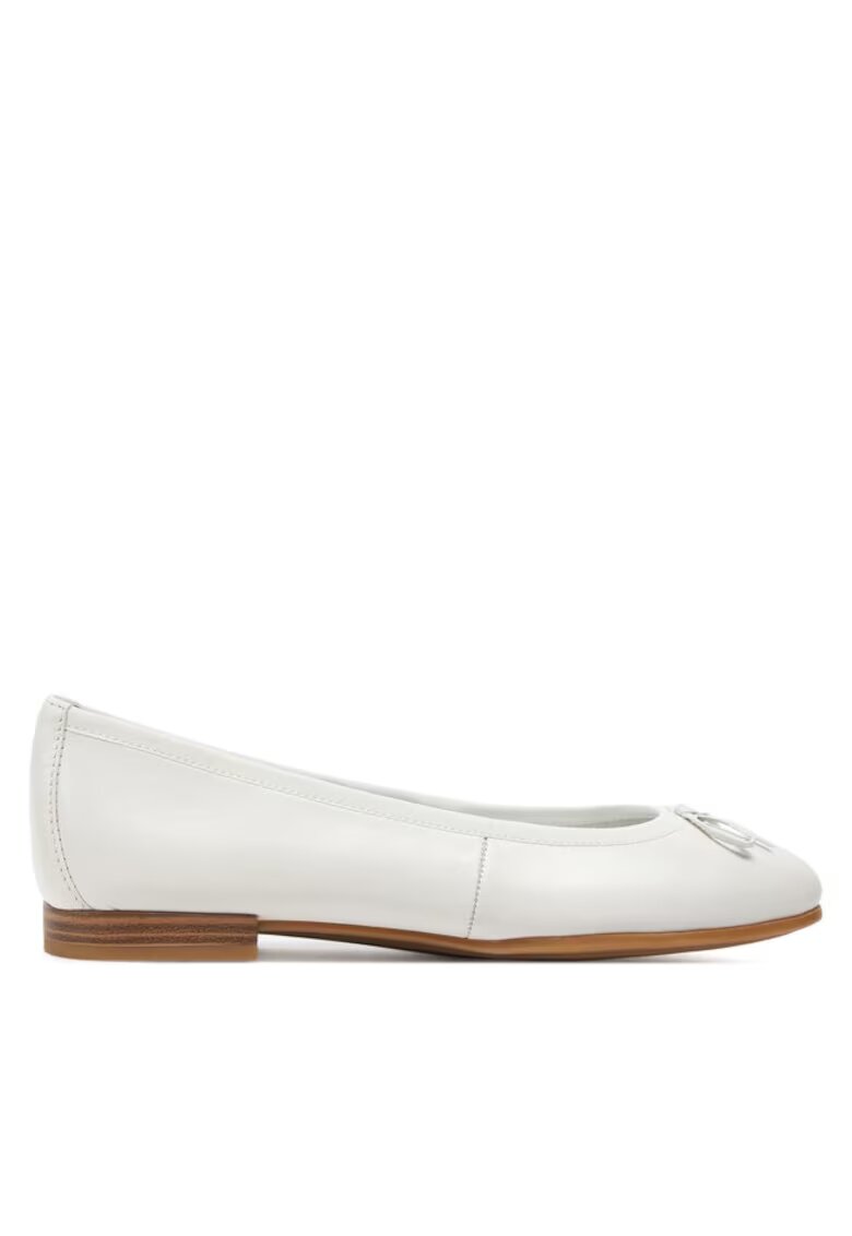 Tamaris Balerini 303359140 - Piele naturala - Alb - Alb