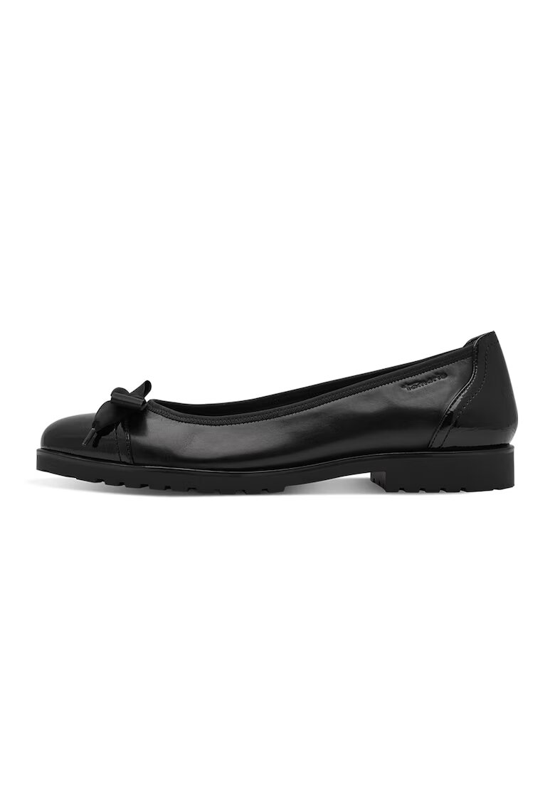 Tamaris Balerini cu varf cap-toe - Negru