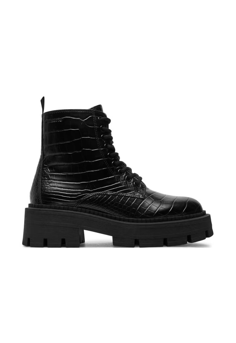 Tamaris Botine 1-25286-41 Negru - Piele ecologica