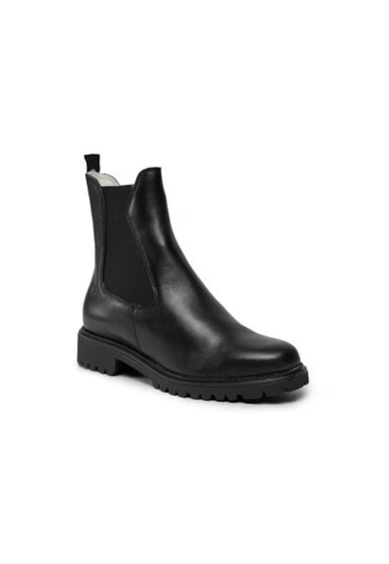 Tamaris Botine dama 1-26427-41 - Piele naturala - Negru - Negru