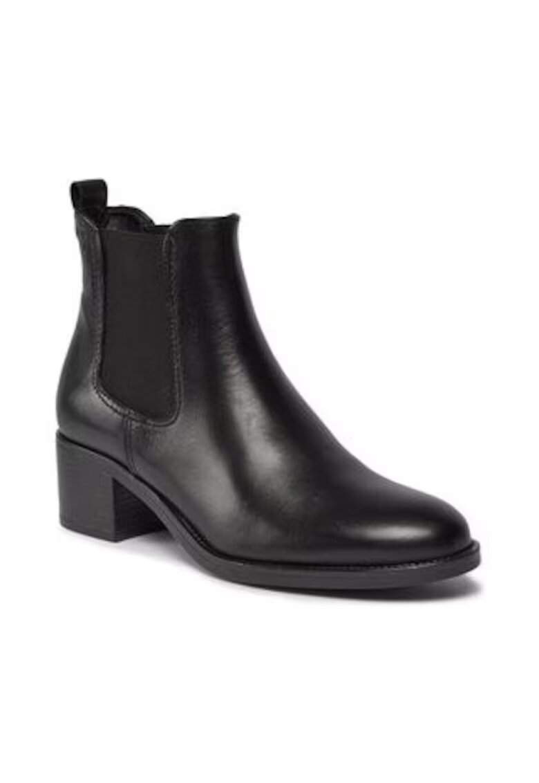 Tamaris Botine dama 303136574 - Piele naturala - Negru -