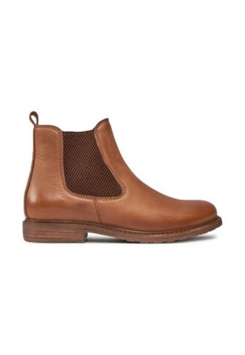 Tamaris Botine dama 303142735 - Piele naturala - Maro -