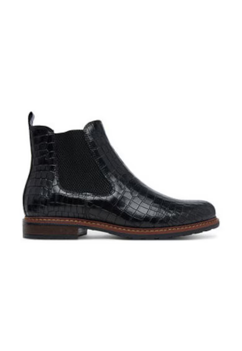Tamaris Botine dama 305246509 - Piele naturala - Negru