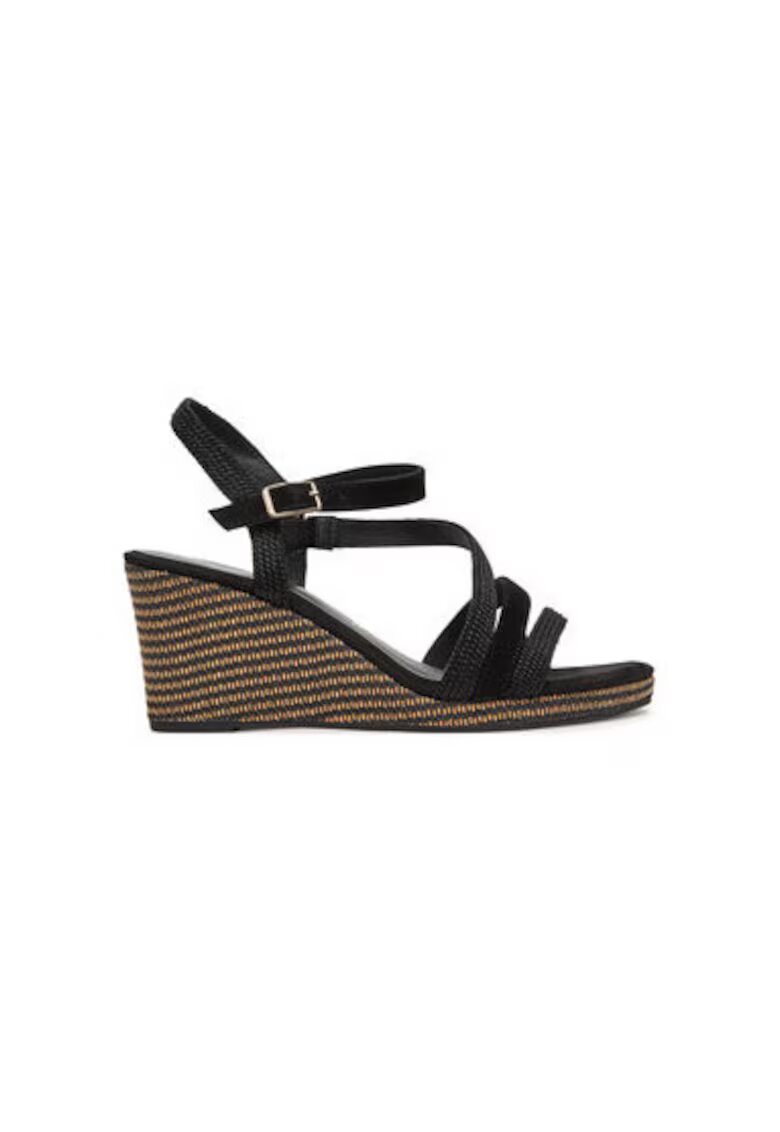 Tamaris Espadrile dama 1-28323-44 - Piele naturala - Negru